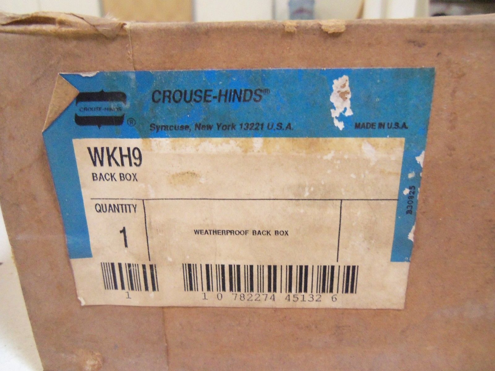 CROUSE-HINDS WKH9 *FACTORY SEALED*