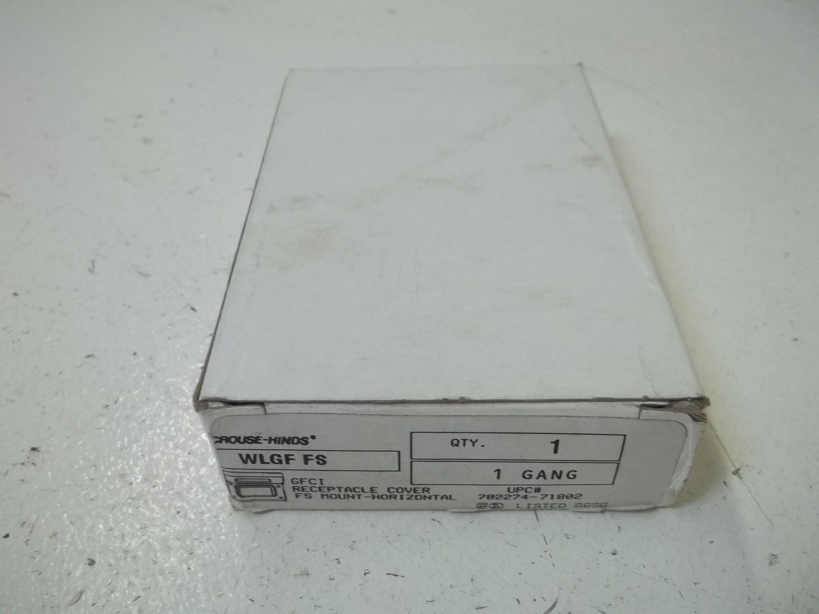 CROUSE-HINDS WLGFFS RECEPTACLE COVER *NEW IN BOX*