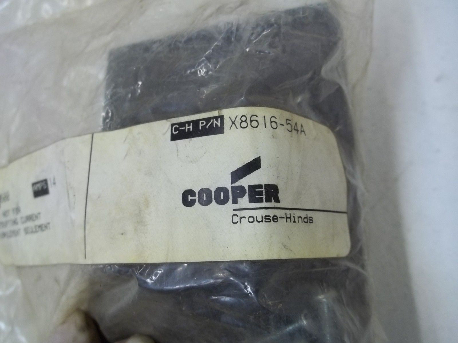 CROUSE-HINDS X8616-54A FEMALE RECEPTACLE *NEW IN A FACTORY BAG*