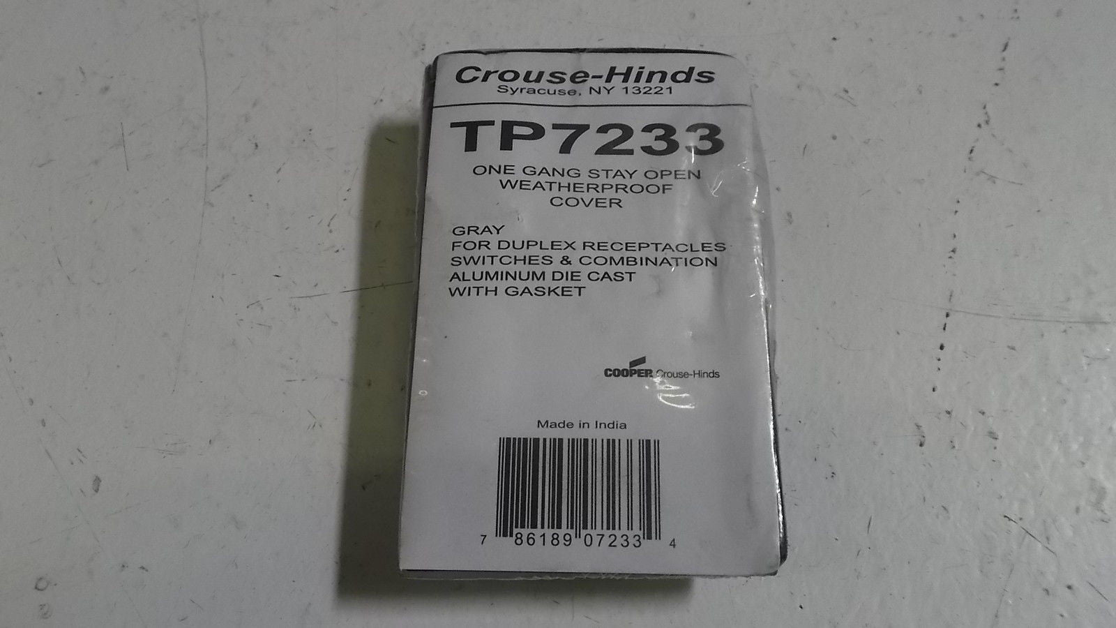 CROUSE-HINDS TP7233 *NEW IN FACTORY BAG*