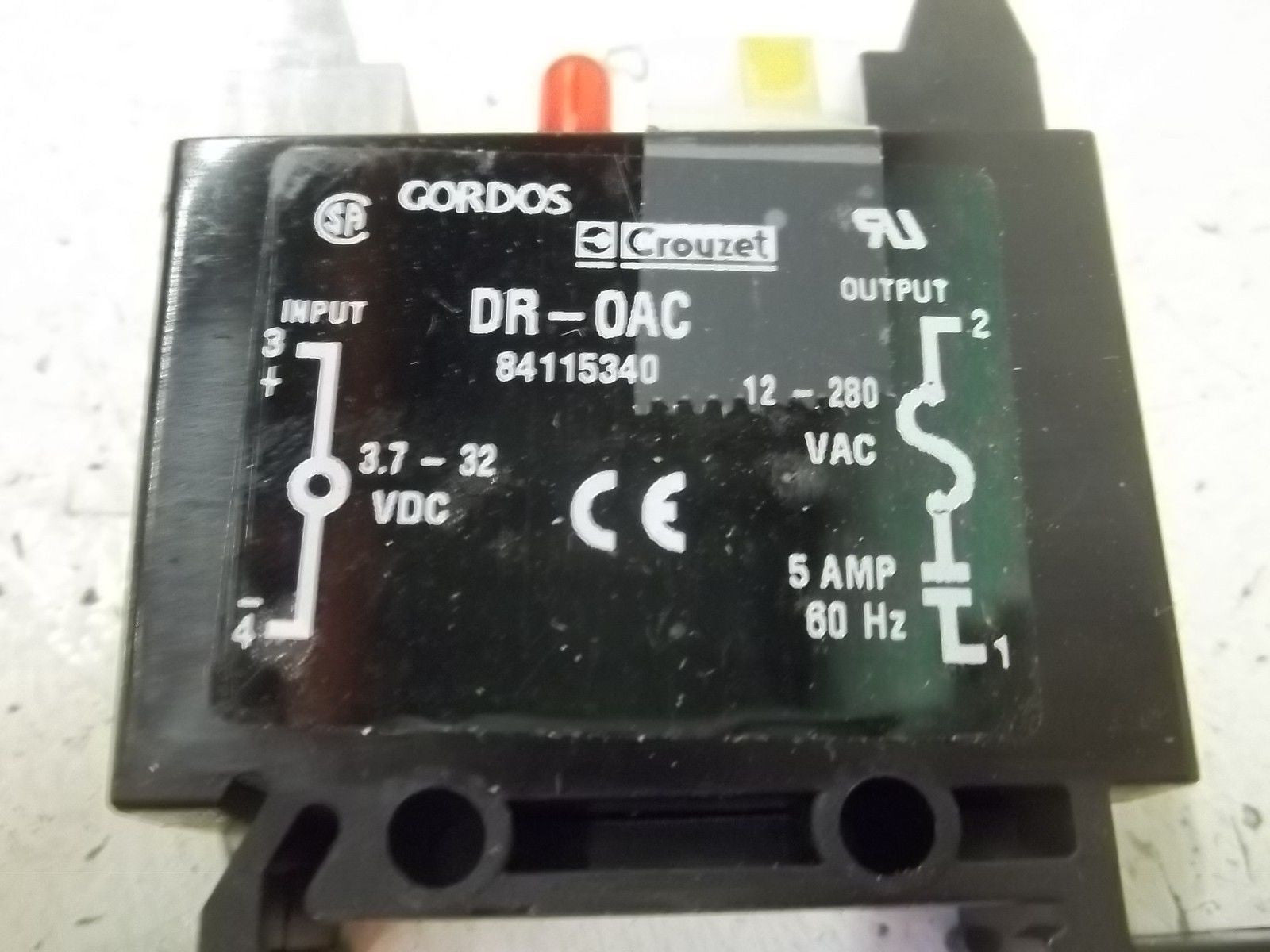 GORDOS CROUZET DR-OAC SOLID STATE RELAY *USED*