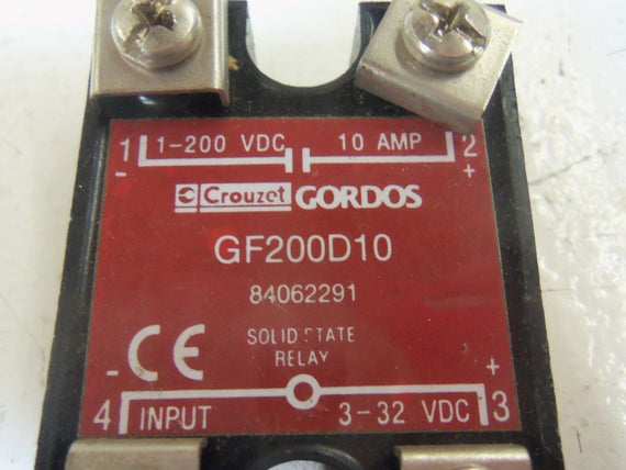 GORDOS CROUZET GF200D10 SOLID STATE RELAY *USED*