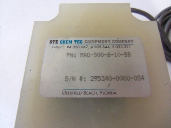 CTE CHEM TEC MAO-500-B-10-BB *USED*