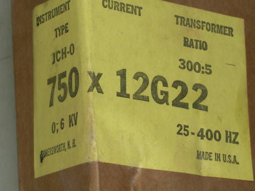 GENERAL ELECTRIC JCH-O CURRENT TRANSFORMER *NEW IN BOX*