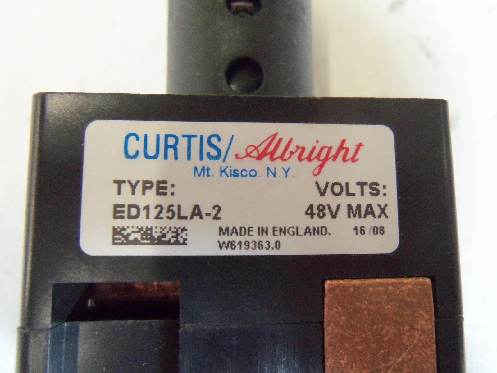 CURTIS/ALBRIGHT ED125LA-2 *NEW NO BOX*