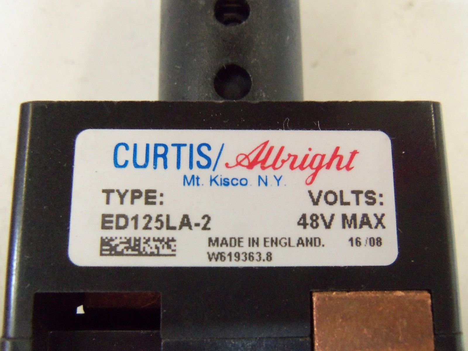 CURTIS/ALLRIGHT ED125LA-2 *USED*