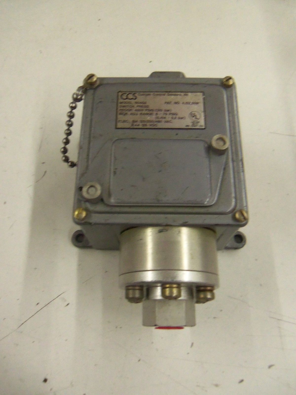 CCS 604G2 ADJUSTABLE PRESSURE SWITCH *USED*