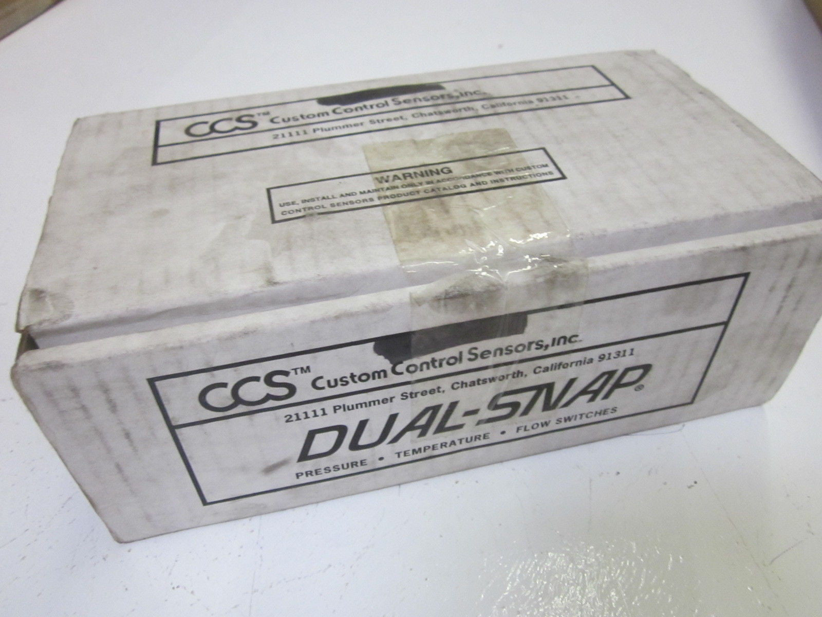 CUSTOM CONTROL SENSOR 646GZEM2 DUAL SNAP PRESSURE/ TEMP. CONTROL *NEW IN BOX*