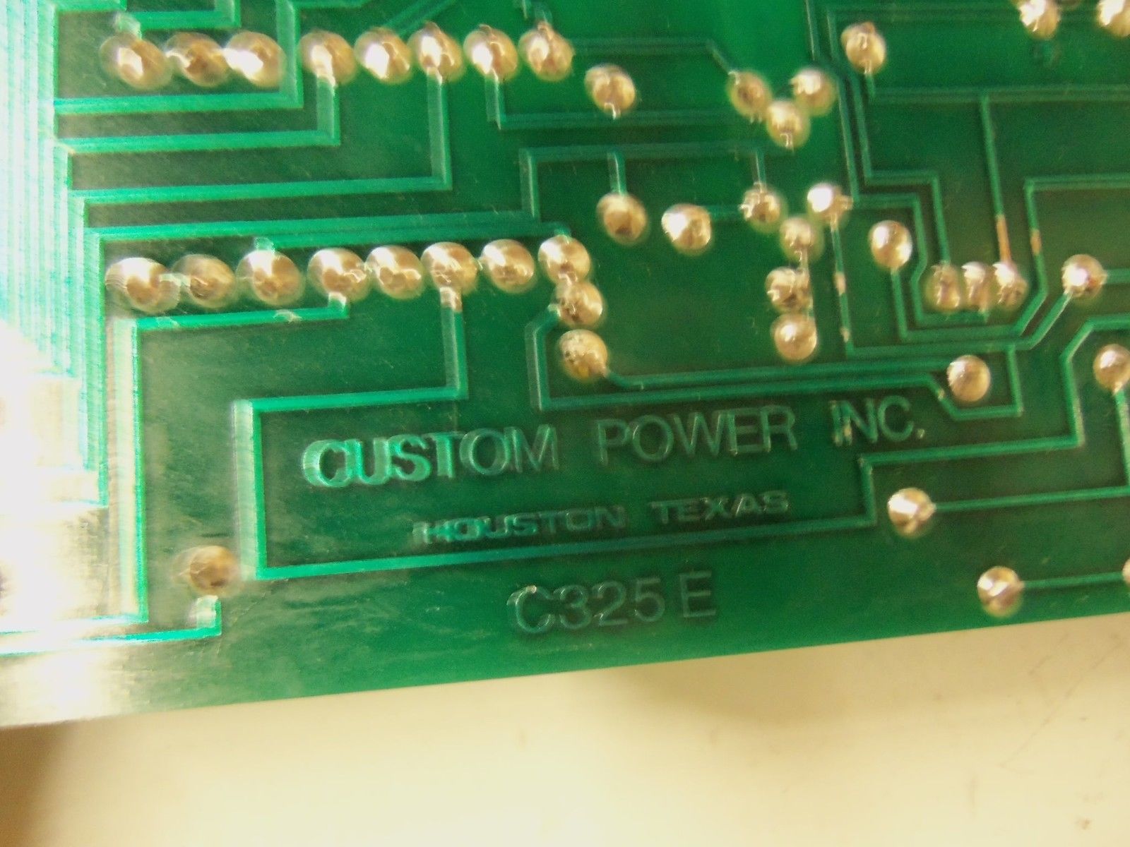 CUSTOM POWER INC. C325E *NEW NO BOX*