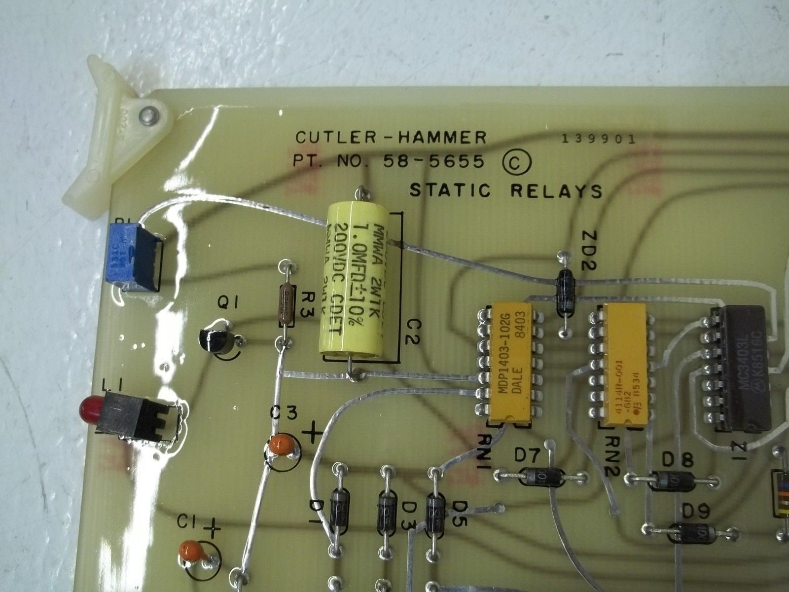 CUTLER HAMMER 58-5655 STATIC RELAYS *USED*