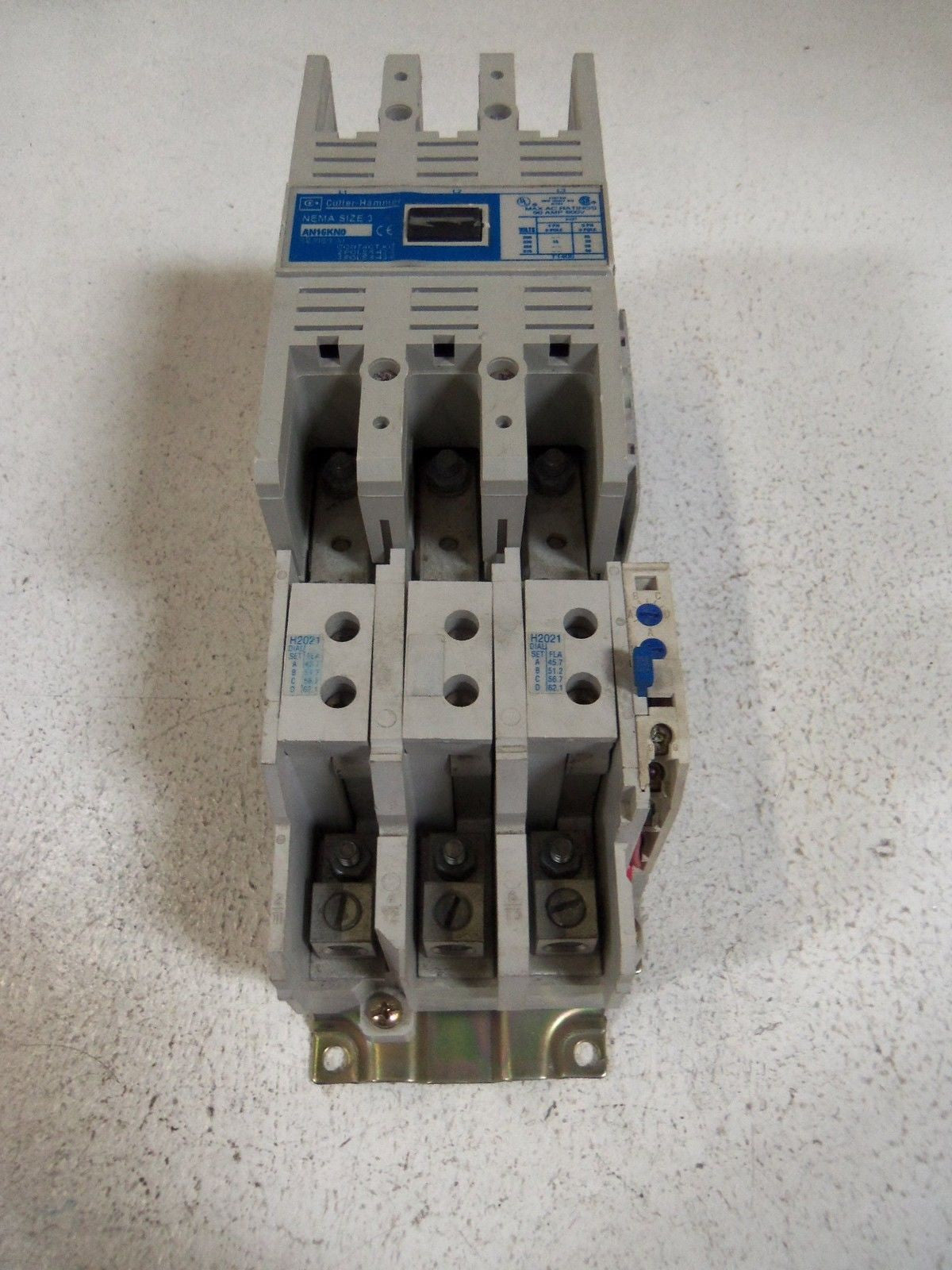 CUTLER HAMMER AN16KN0 SIZE 3 MOTOR STARTER  *USED*