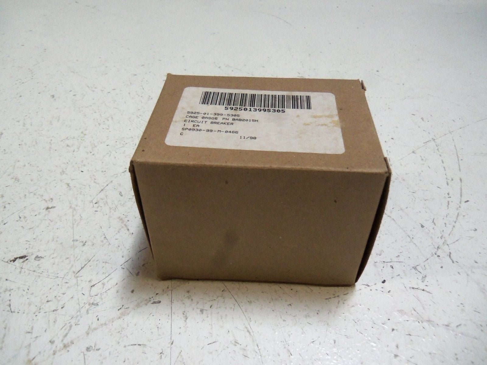 CUTLER HAMMER BAB2015H CIRCUIT BREAKER *NEW IN BOX*