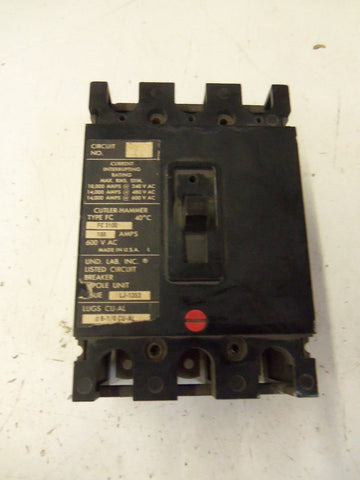 CUTLER HAMMER  CIRCUIT BREAKER FC3100 *USED*