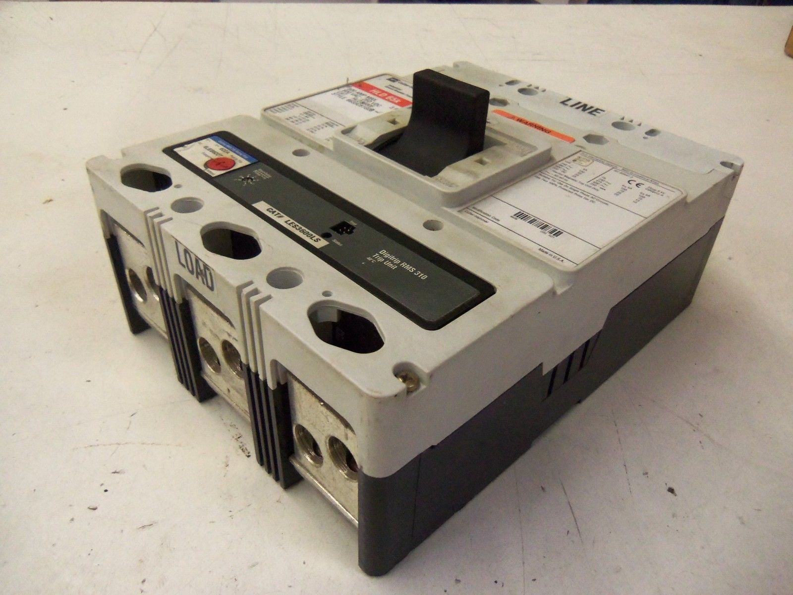 CUTLER HAMMER CIRCUIT BREAKER  HLD3600 *USED*