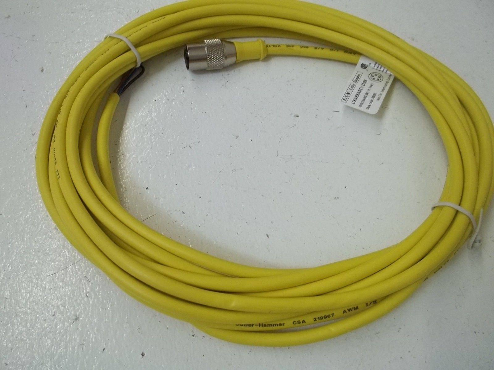 CUTLER HAMMER CSAS5A5CY2205 MICRO-CONNECTOR CABLE *NEW IN A FACTORY BAG*