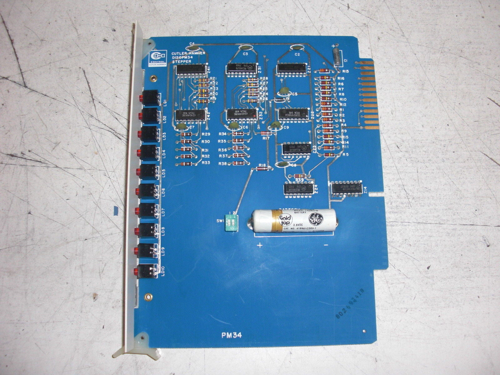 CUTLER HAMMER DI20PM34 STEPPER MODULE *USED*