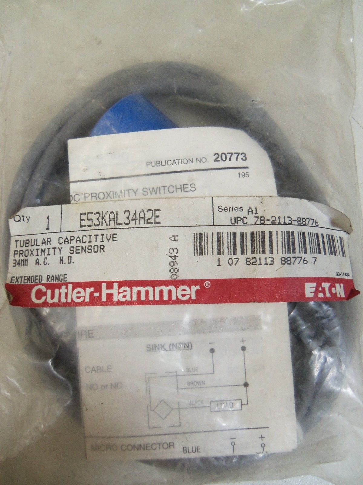CUTLER HAMMER E53KAL34A2F *NEW IN BAG*