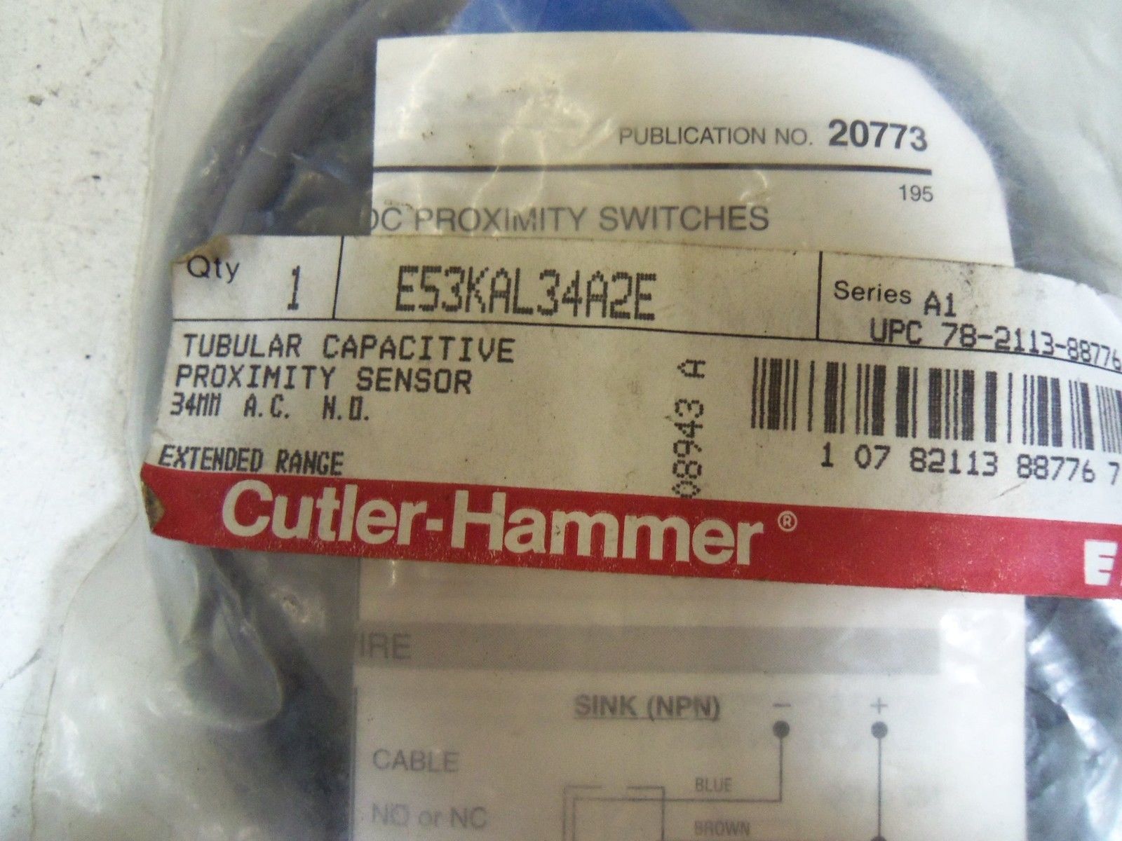 CUTLER HAMMER E53KAL34A2F *NEW IN BAG*