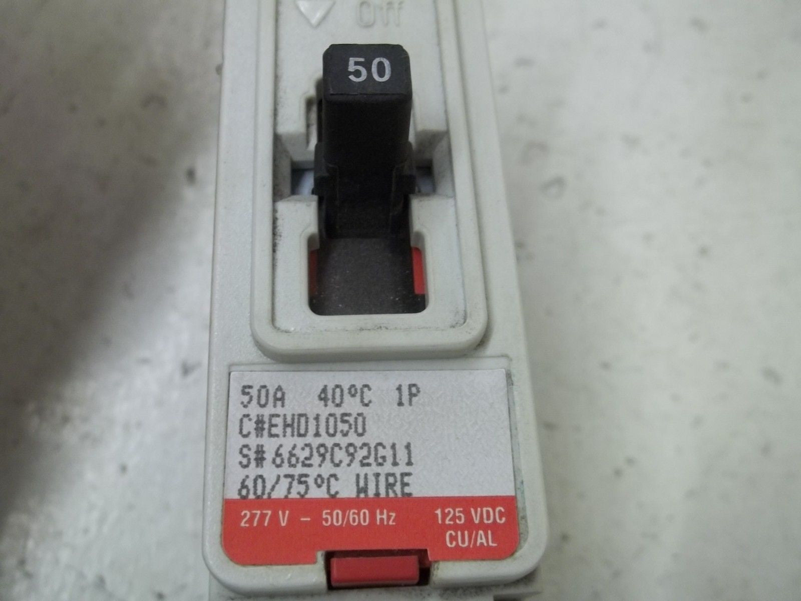CUTLER HAMMER EHD1050 CIRCUIT BREAKER *NEW NO BOX*