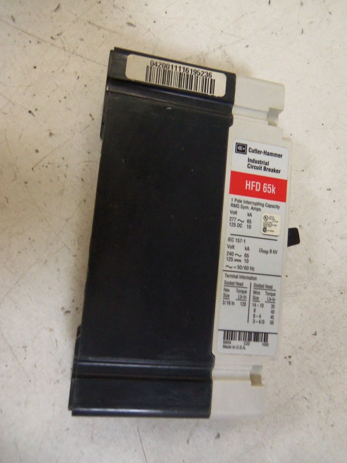 CUTLER HAMMER HFD1020 CIRCUIT BREAKER 20A *NEW IN BOX*