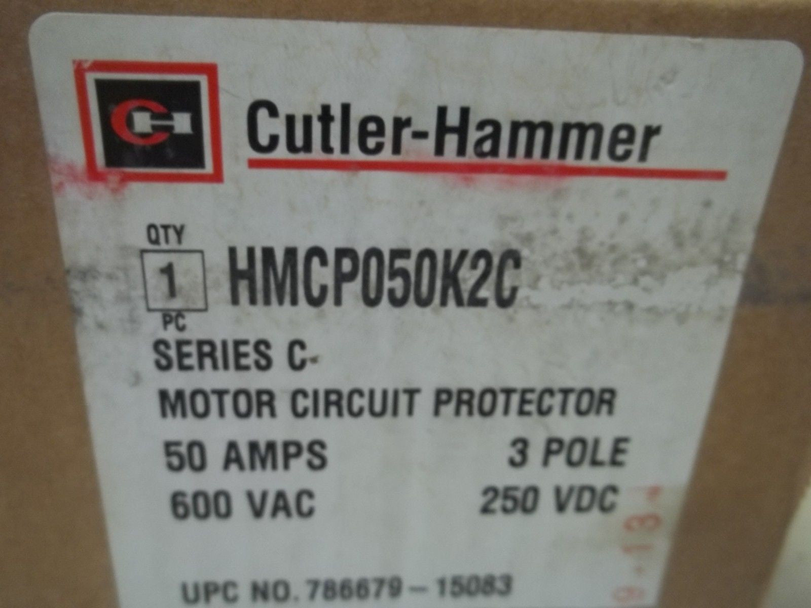 CUTLER HAMMER HMCP050K2C CIRCUIT BREAKER 50A *NEW IN BOX*