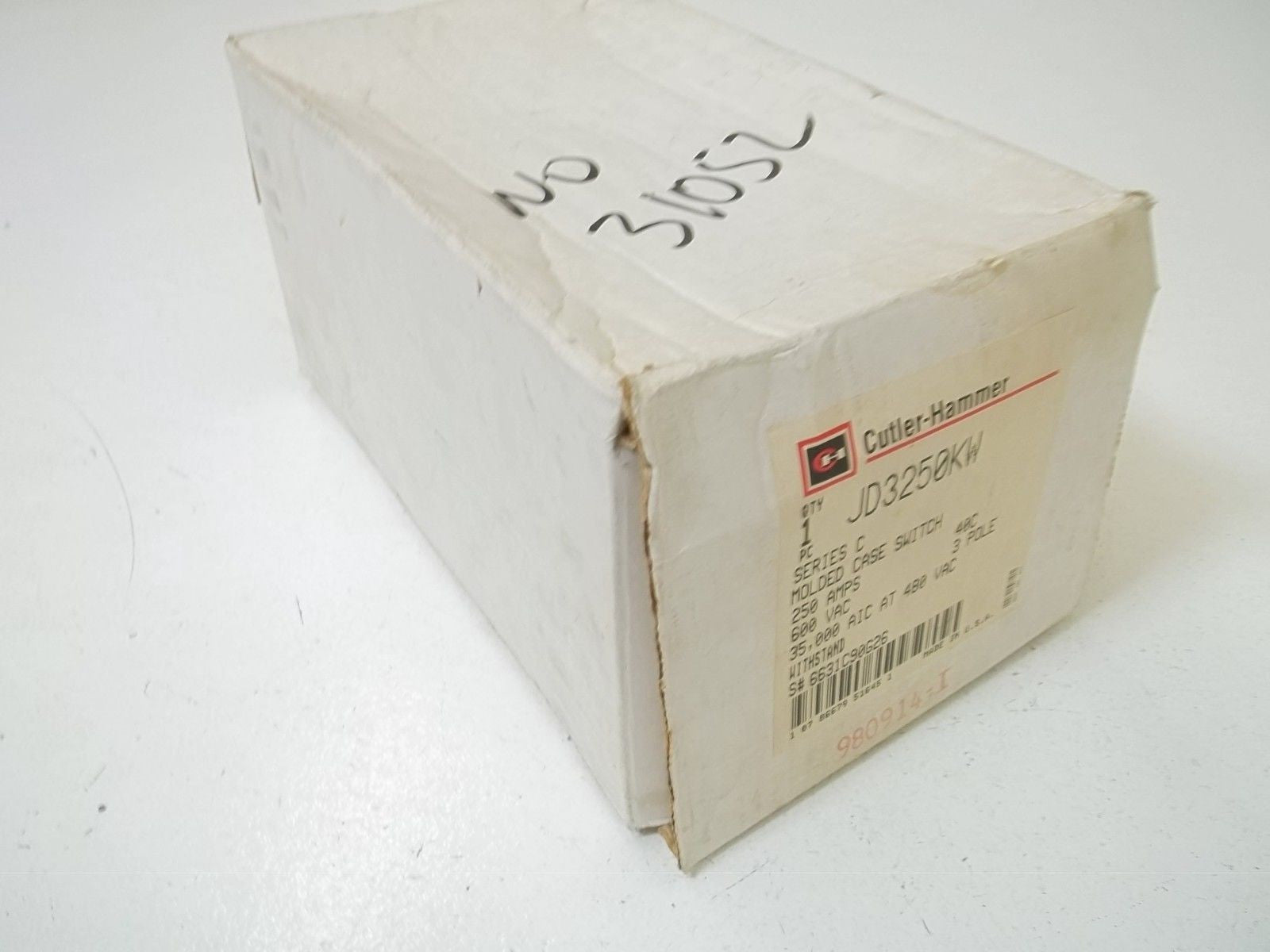 CUTLER-HAMMER JD3250KW CIRCUIT BREAKER *NEW IN BOX*