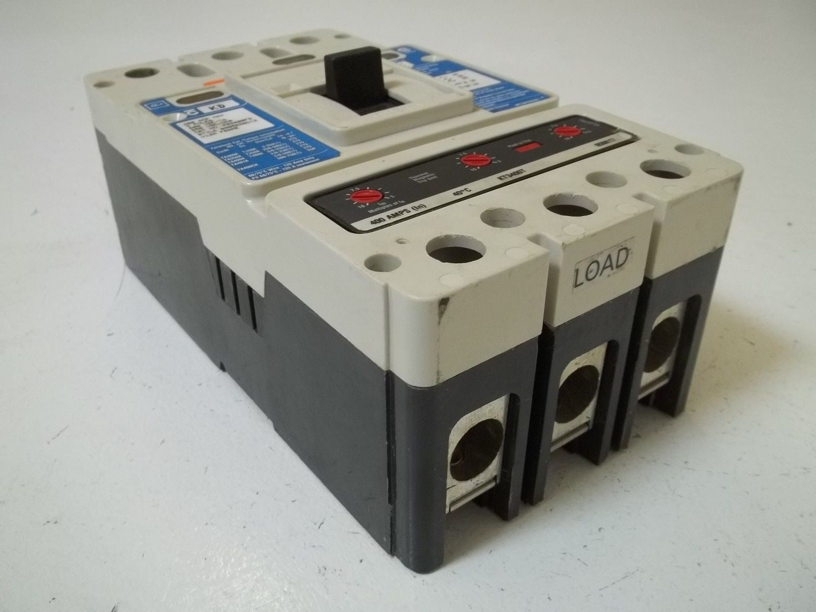 CUTLER HAMMER KD3400 CIRCUIT BREAKER 400A *USED*