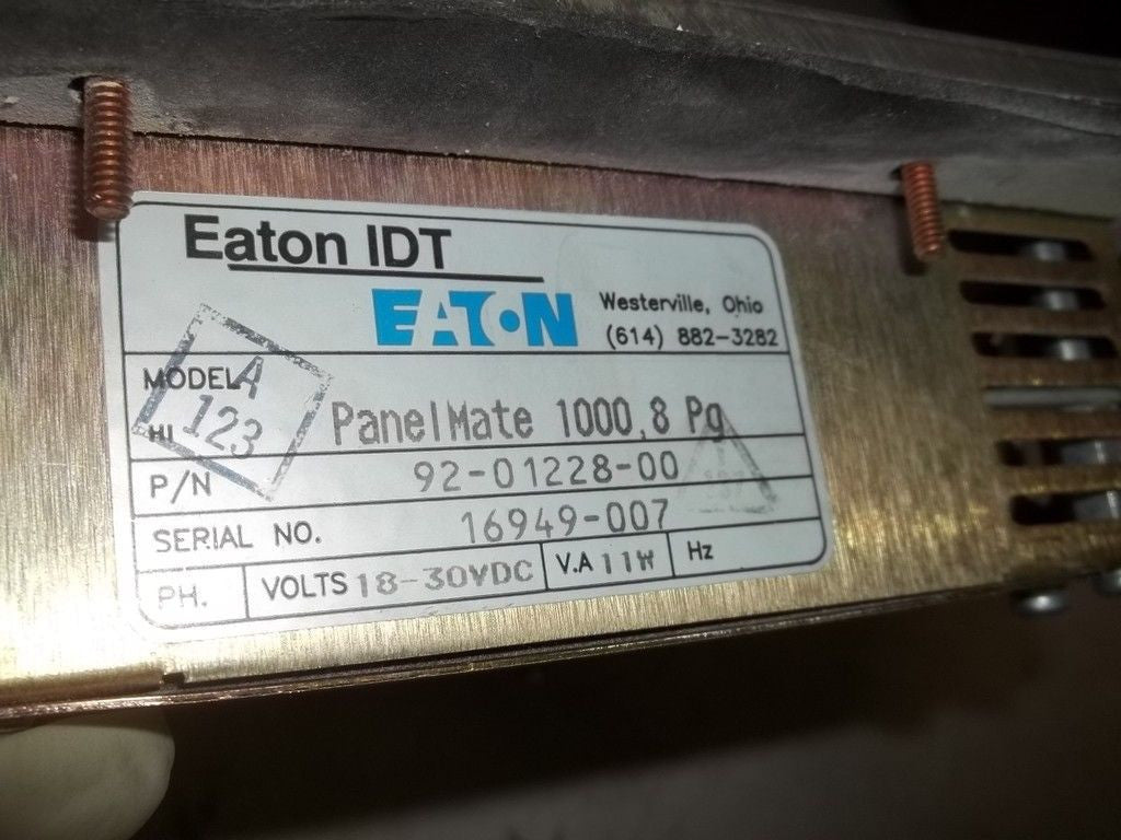 CUTLER HAMMER PANELMATE 92-01228-00 *USED*
