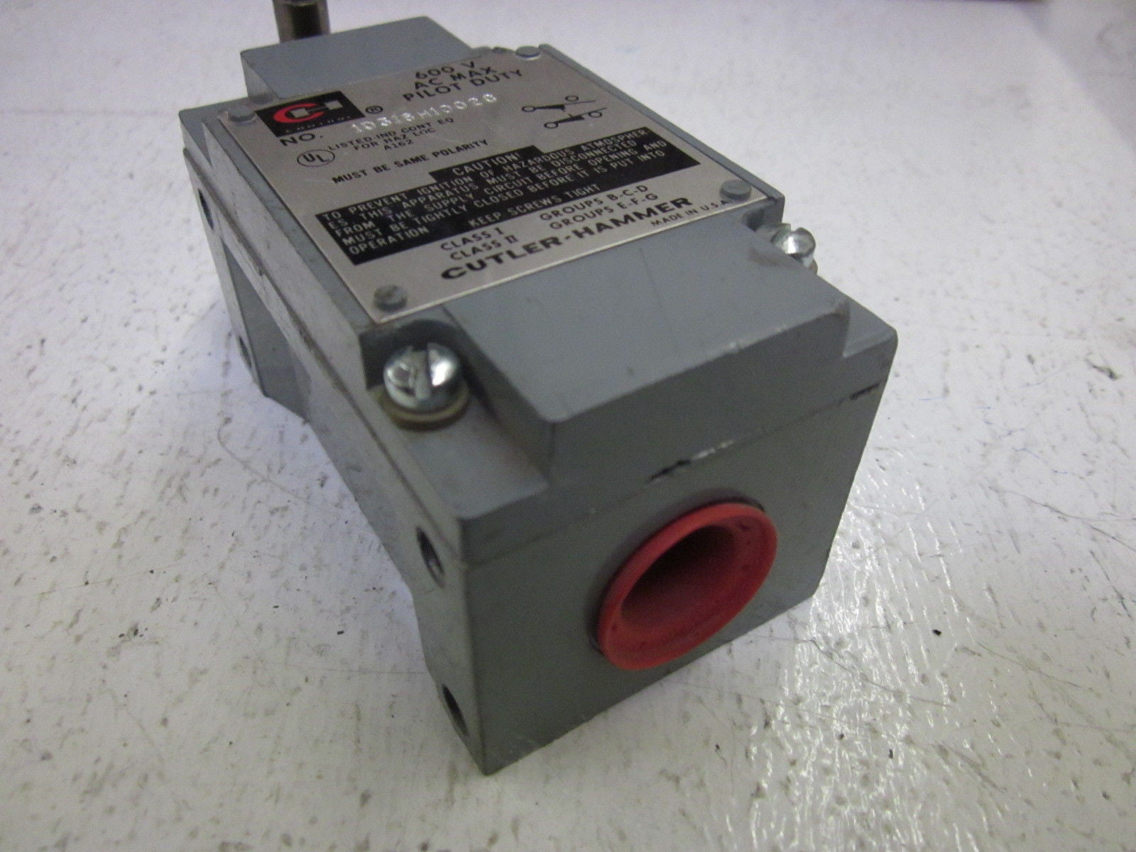 CUTLER HAMMER 10316H1002C 600V *NEW*