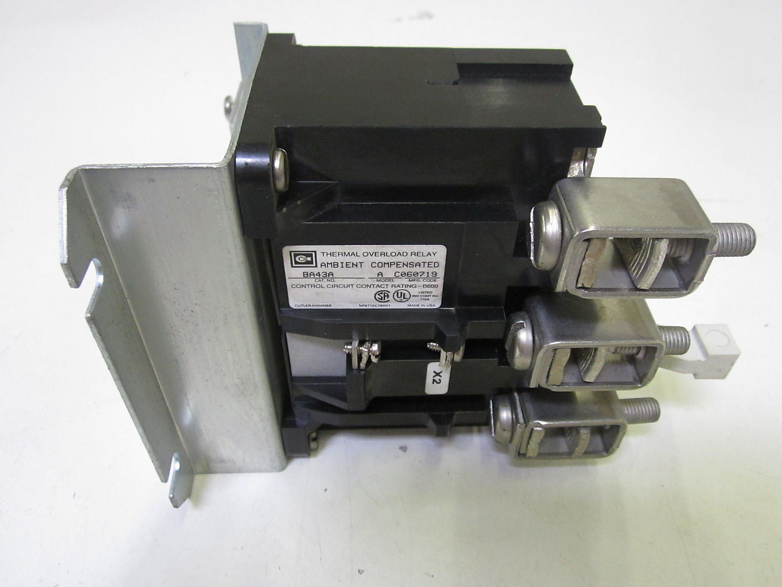 CUTLER HAMMER 13A43A A C060719 THERMAL OVER LOAD RELAY *NEW NO BOX*
