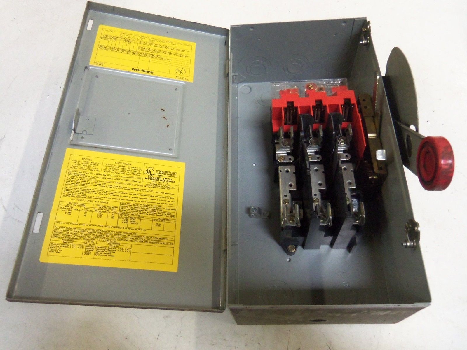 CUTLER HAMMER 1HD361 SAFETY SWITCH *USED*