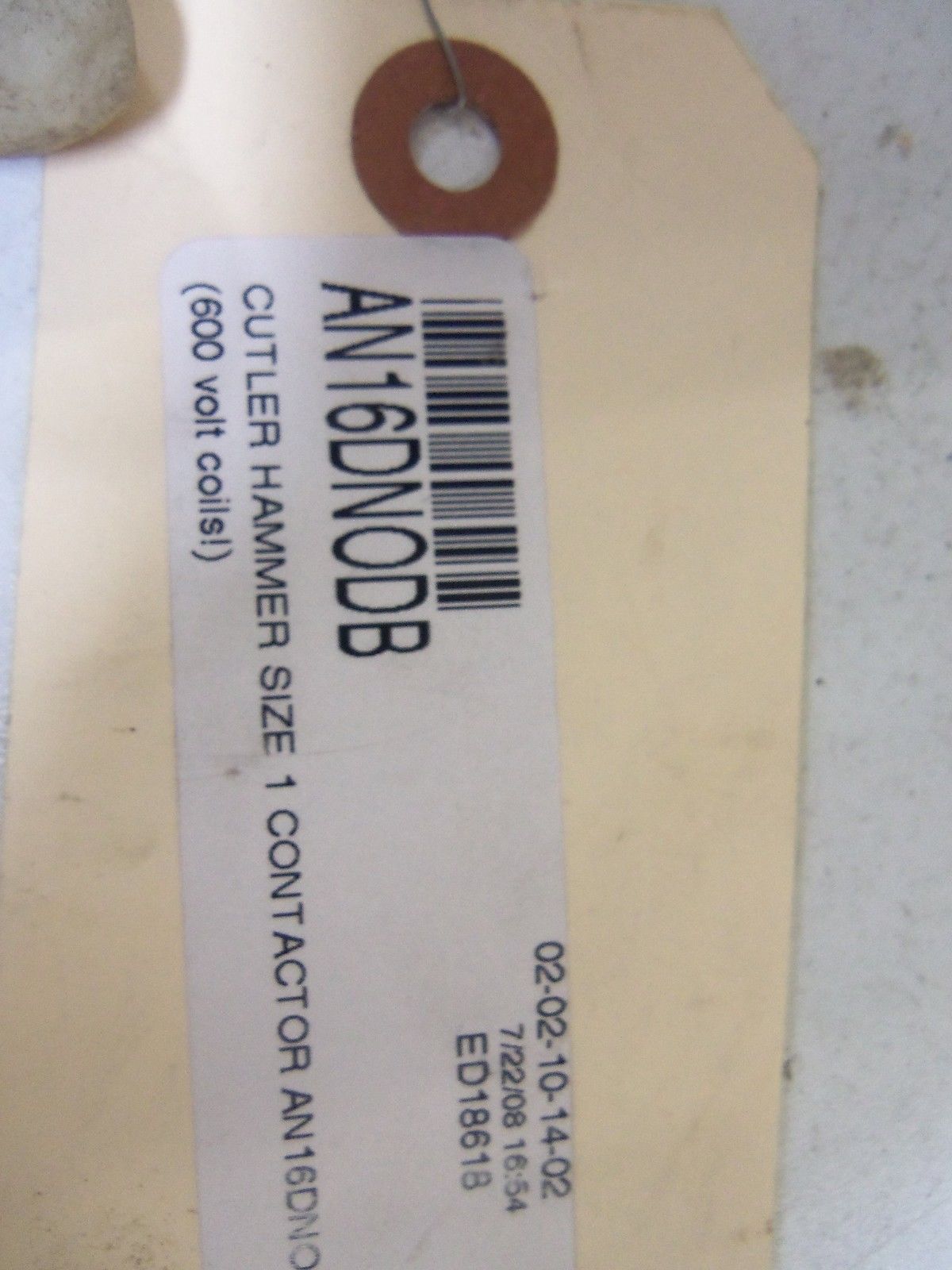 CUTLER HAMMER AN16DNODB *USED*
