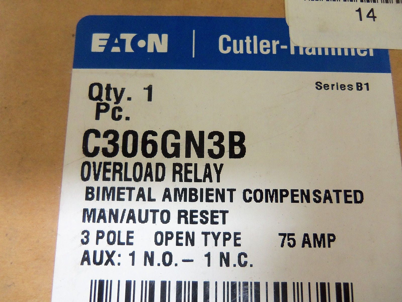 CUTLER HAMMER C306GN3B *NEW IN BOX*