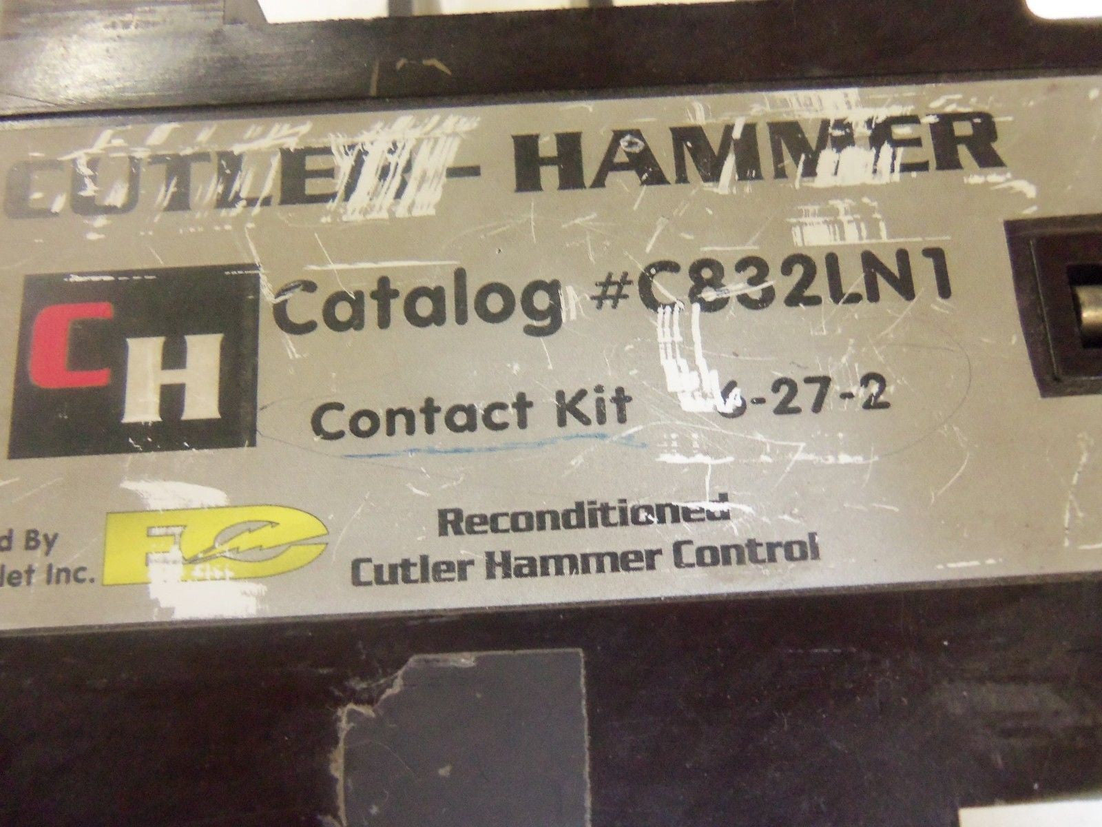 CUTLER HAMMER C832LN1 CONTACTOR 120V *USED*