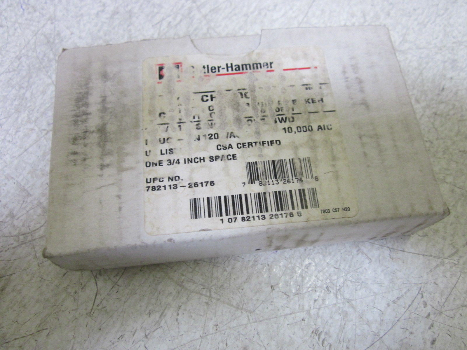 CUTLER HAMMER CH120GF GROUND FAULT CIRCUIT BREAKER *NEW IN BOX*