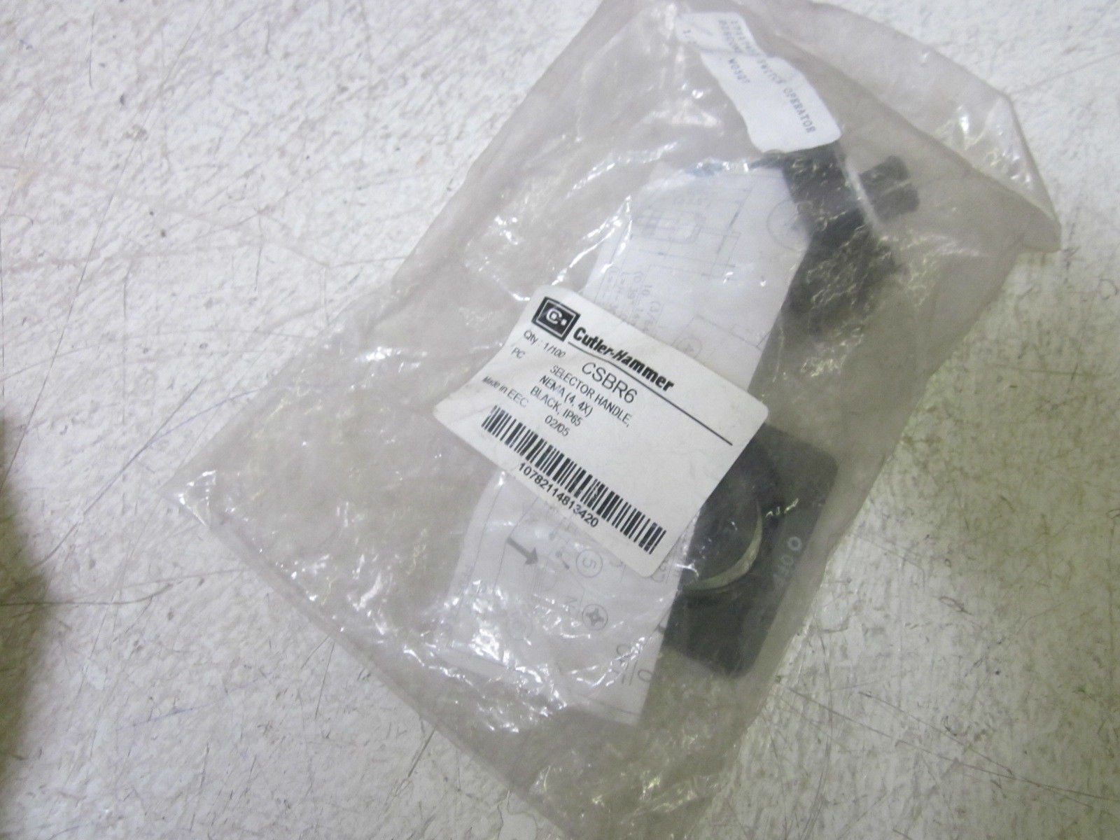 CUTLER HAMMER CSBR6 SELECTOR HANDLE *NEW IN A FACTORY BAG*