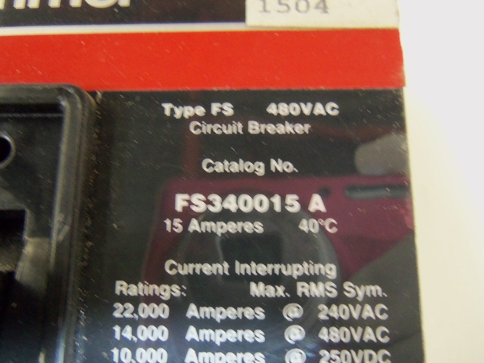 CUTLER HAMMER FS340015A *USED*