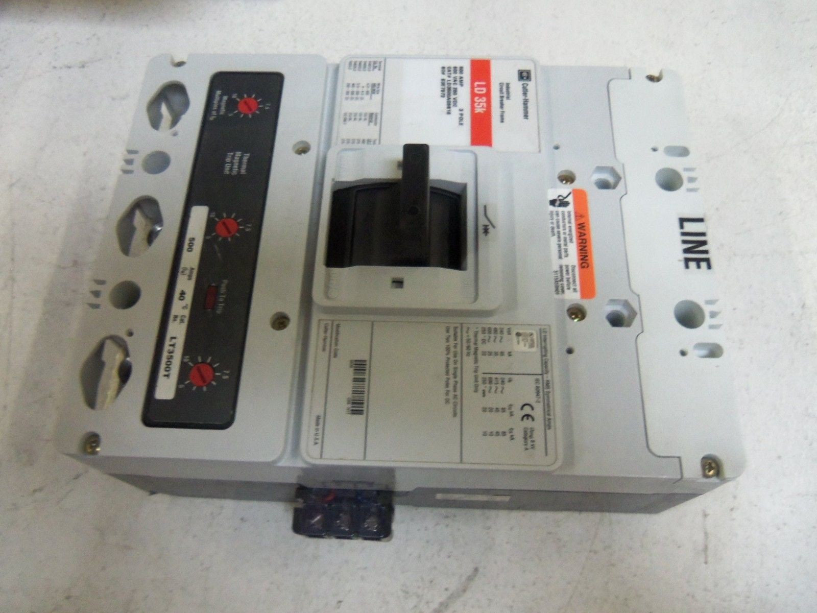 CUTLER HAMMER LD3500A08S18 CIRCUIT BREAKER *NEW IN BOX*