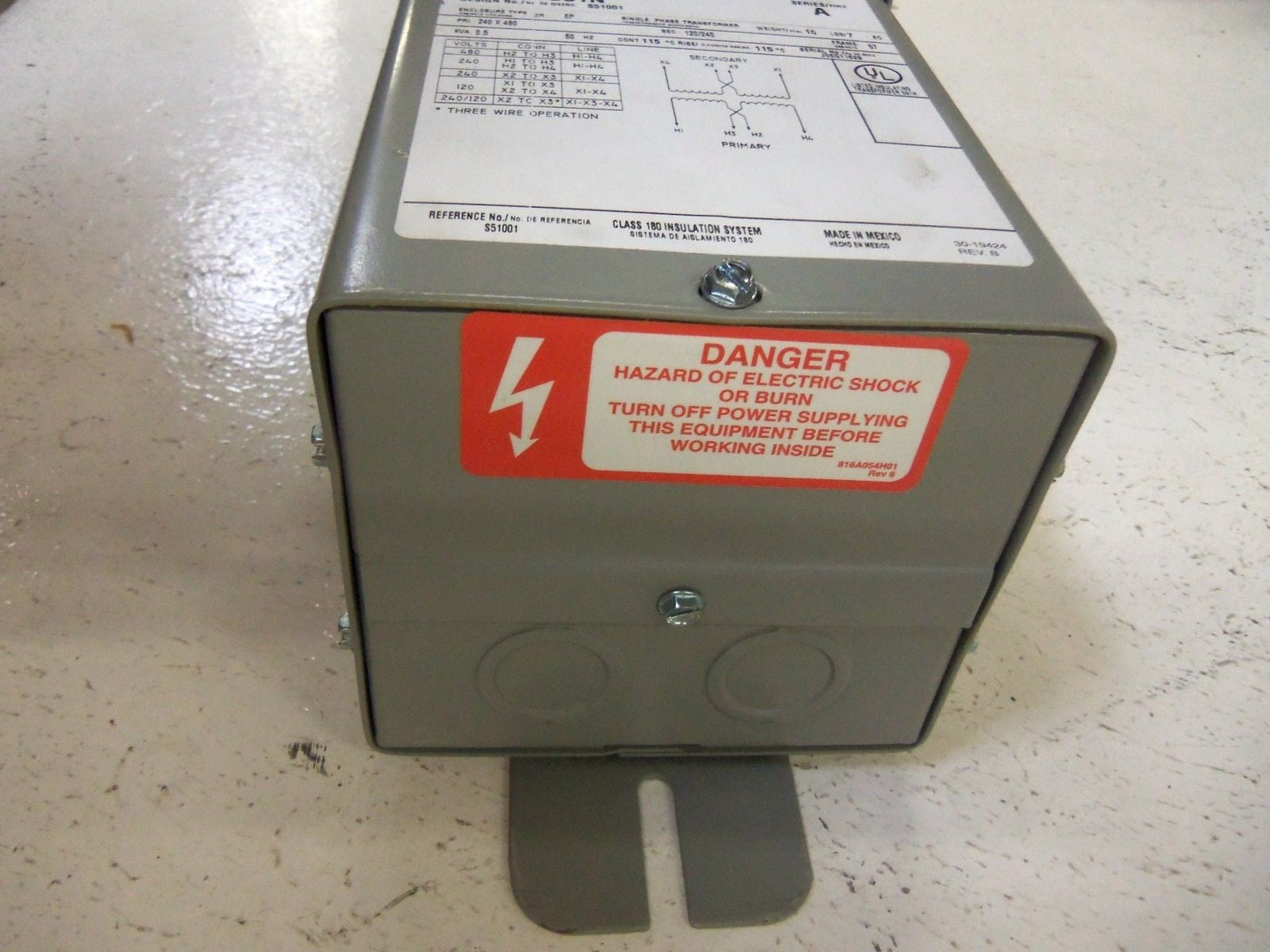 CUTLER HAMMER S20N11S51N S51001 TRANSFORMER *NEW IN BOX*