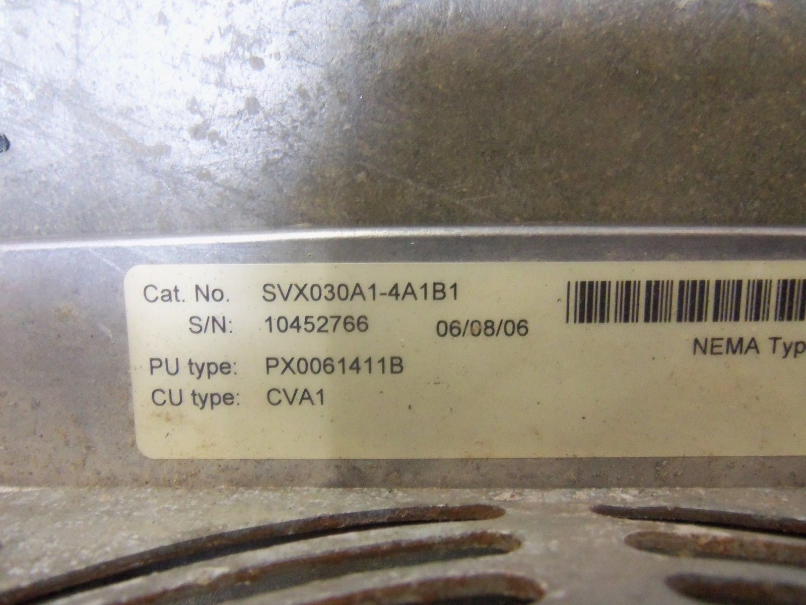 CUTLER HAMMER SVX030A1-4A1B1 DRIVE (AS PICTURED) *USED*