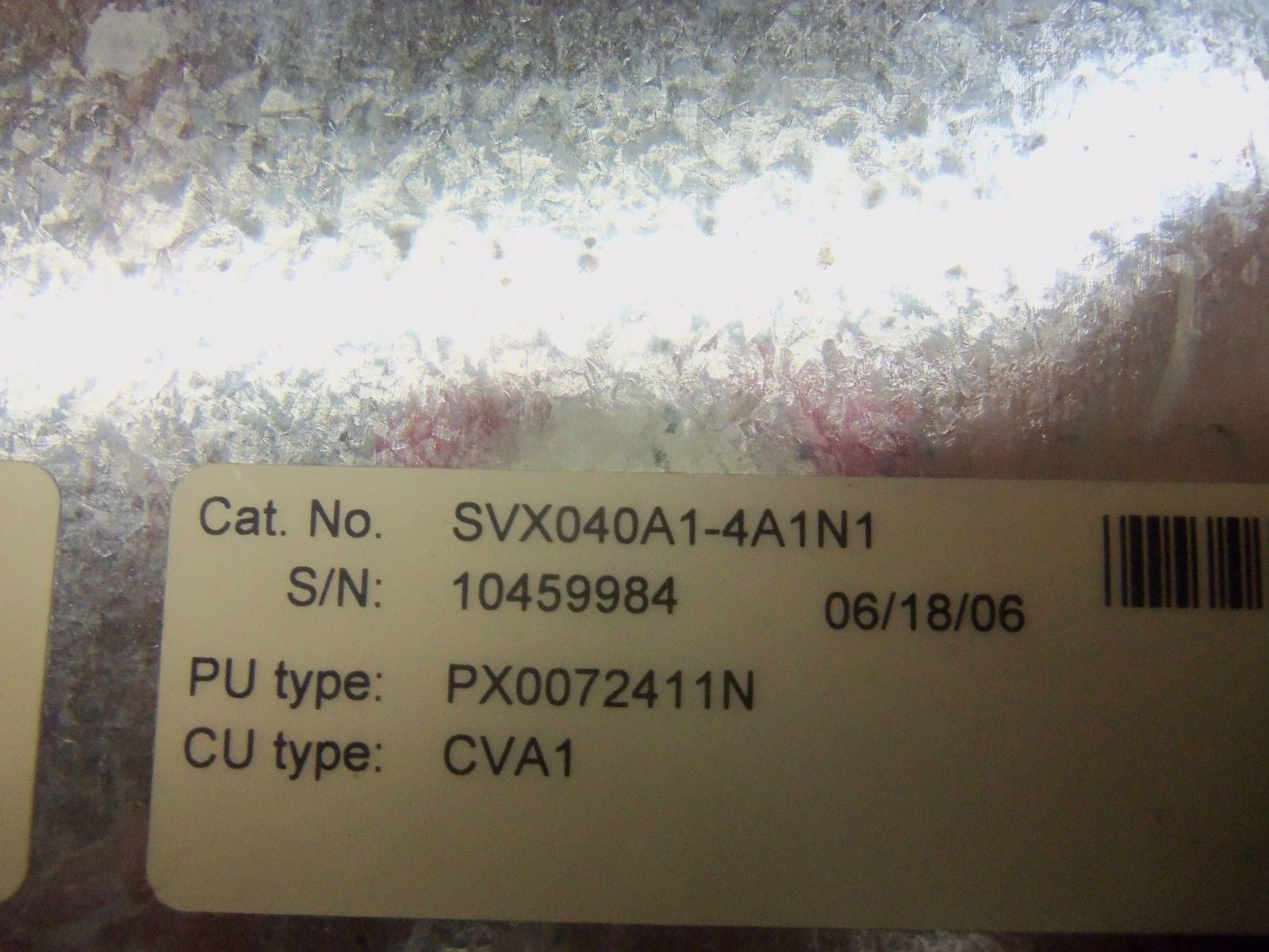 CUTLER HAMMER SVX040A1-4A1N1 DRIVE (AS PICTURED) *USED*