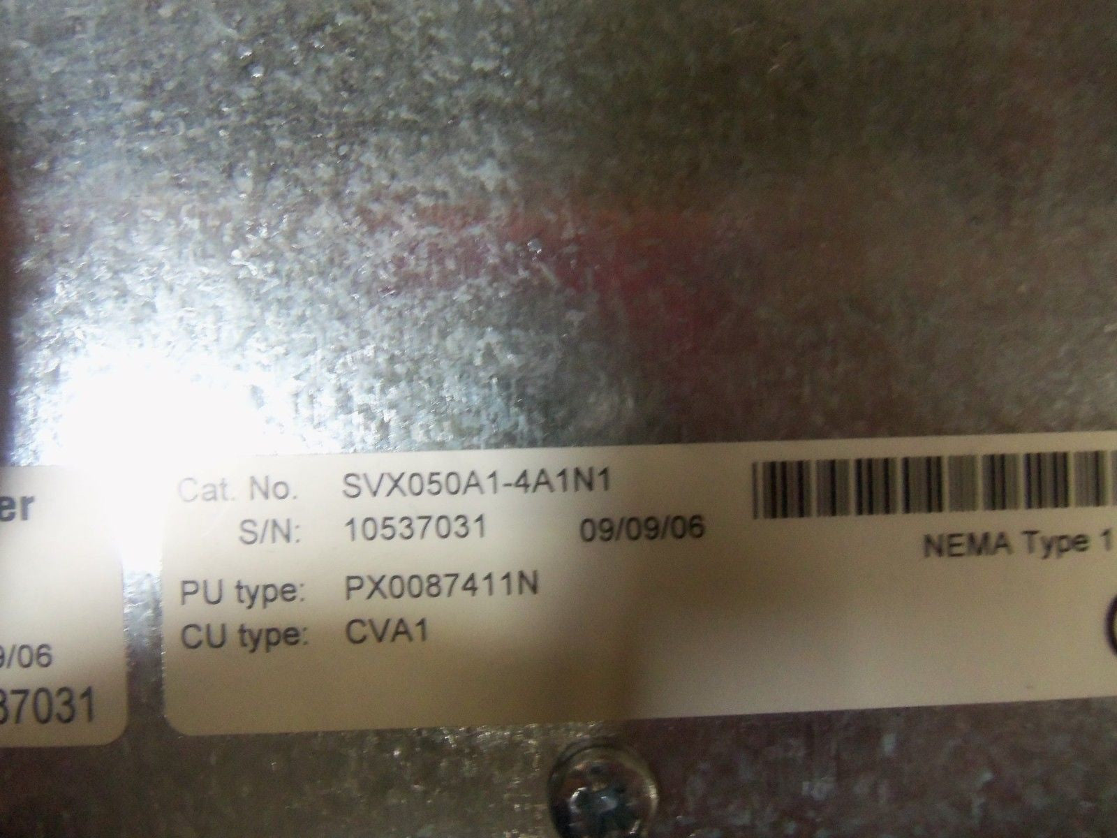 CUTLER HAMMER SVX050A1-4A1N1 DRIVE (AS SEEN IN PICTURED) *USED*