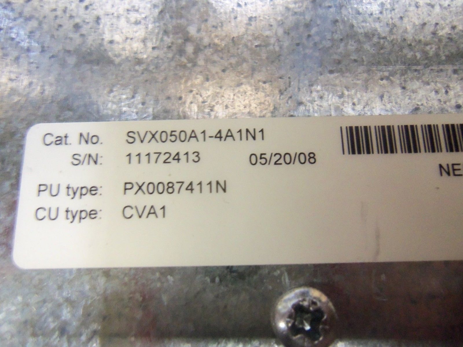 CUTLER HAMMER SVX050A1-4A1N1 DRIVE (AS PICTURED) *USED*
