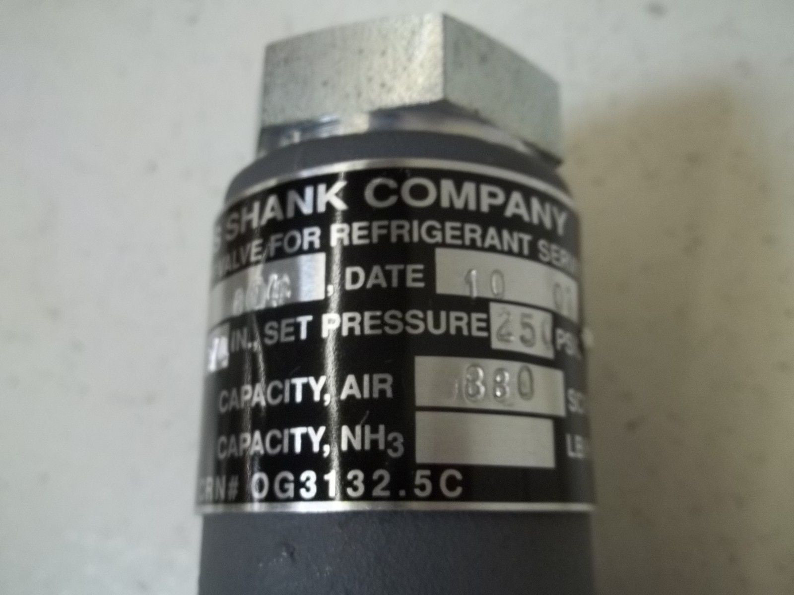 CYRUS SHANK 804 RELIEF VALVE 250# *NEW IN BOX*