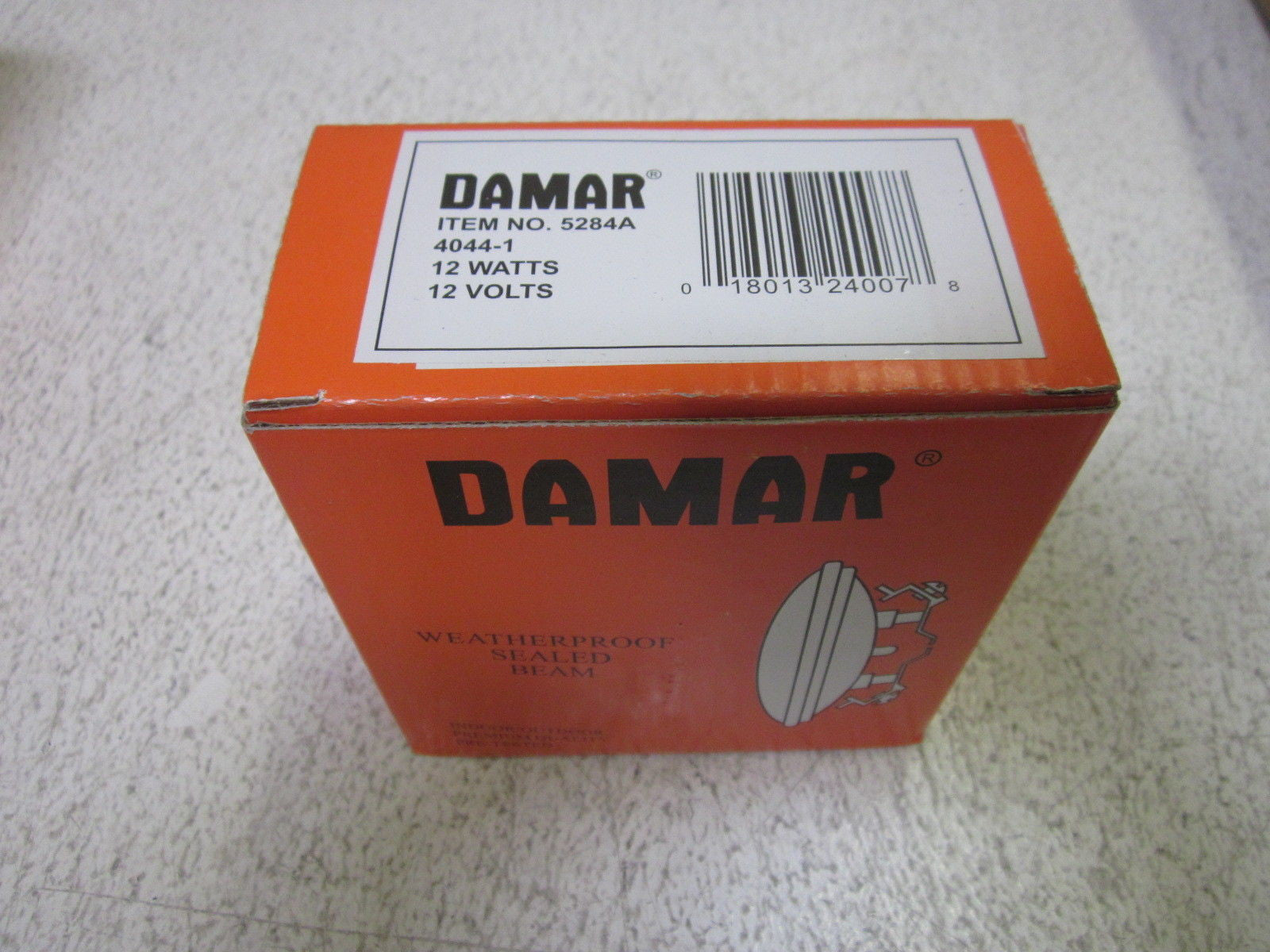 DAMAR 4044-1 12W 12V WEATHERPROOF SEALED BEAM *NEW IN BOX*