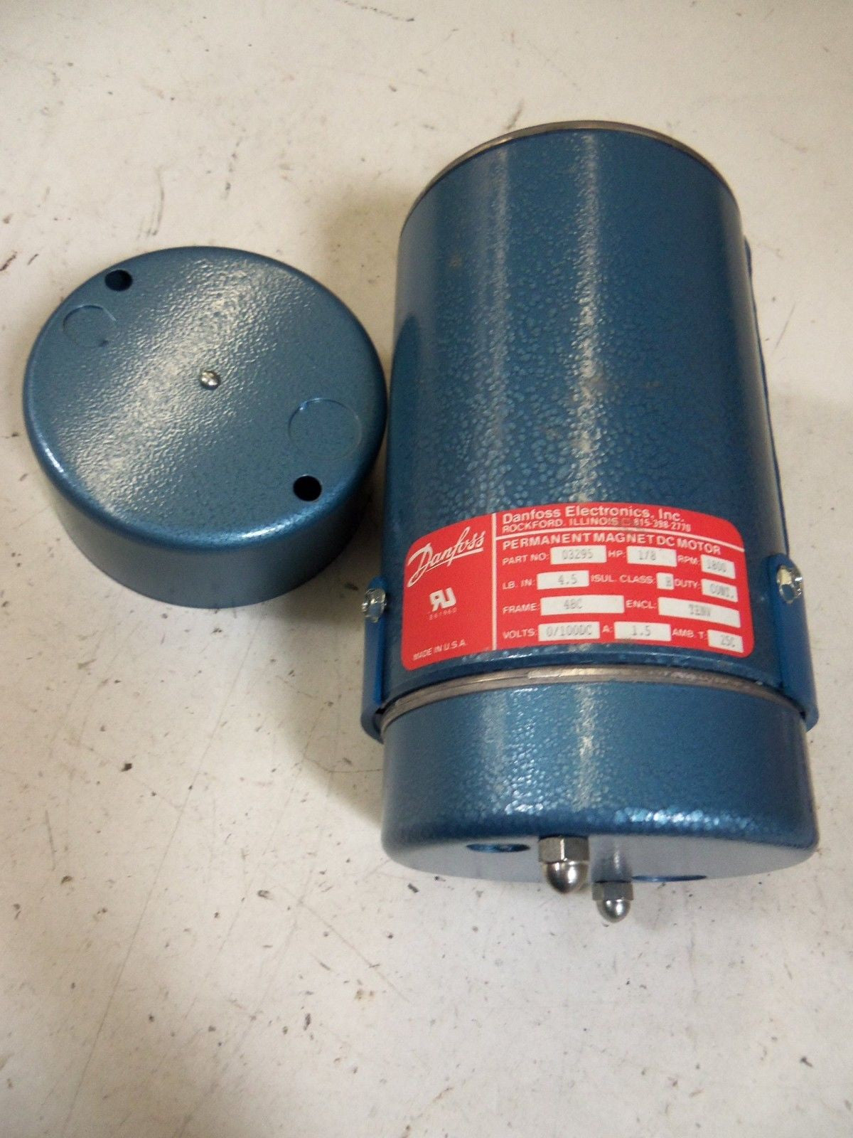 DANFOSS 03295 PERMANENT MAGNET DC MOTOR 1/8 HP 1800 RPM *NEW NO BOX*