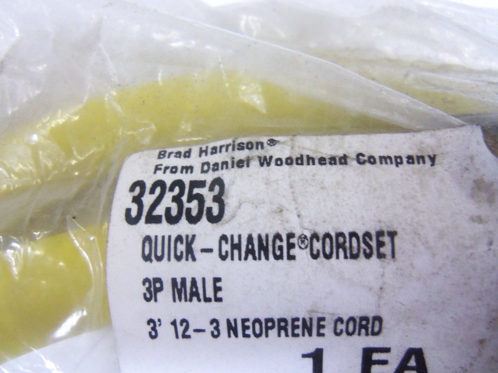 DANIEL WOODHEAD 32353 QUICK-CHANGE CORDSET *NEW IN FACTORY BAG*