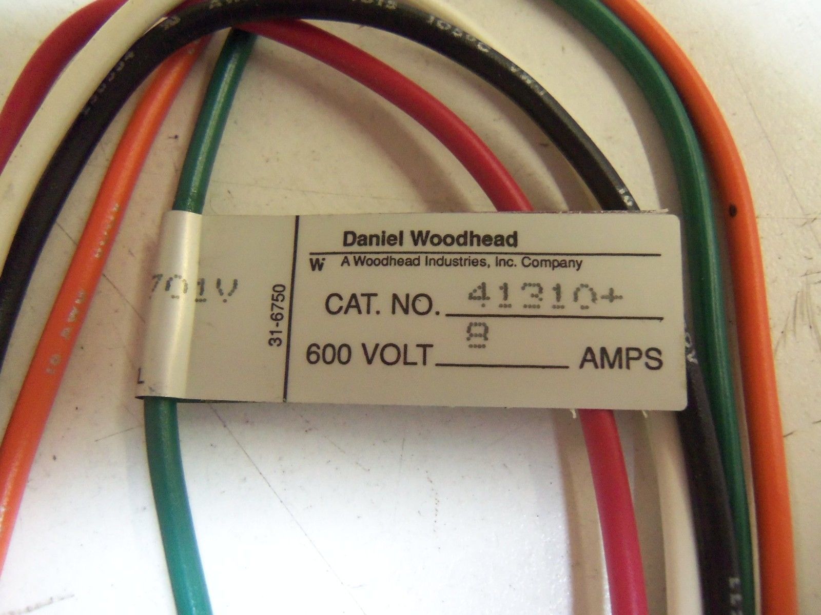 DANIEL WOODHEAD MINI-CHANGE 41310+ RECEPTACLE *NEW NO BOX*