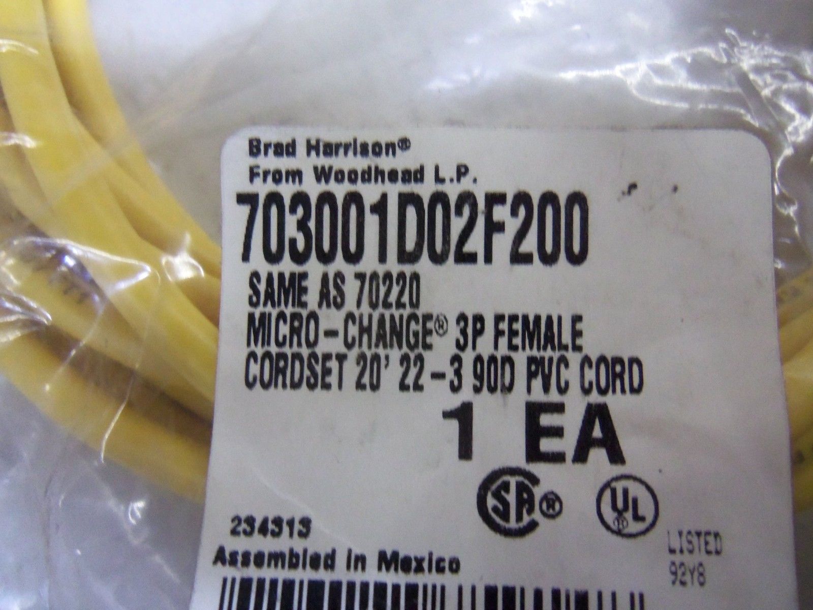 DANIEL WOODHEAD 703001D02F200 * NEW IN FACTORY BAG *