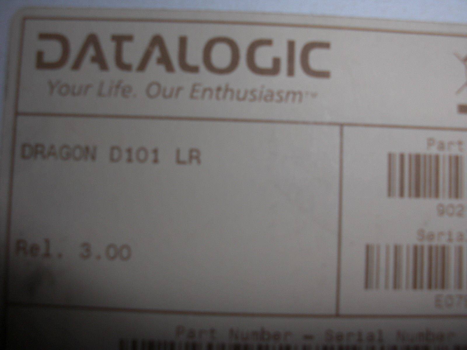 DATALOGIC DRAGON D101 LR *NEW*